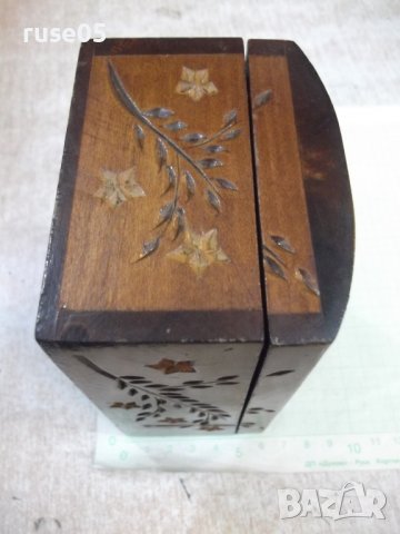 Кутия дървена резбована - 3, снимка 6 - Други ценни предмети - 43009282