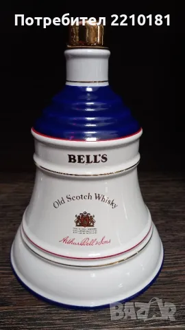 Стара керамична бутилка от уиски Bell's (1990г.), снимка 2 - Антикварни и старинни предмети - 47735084