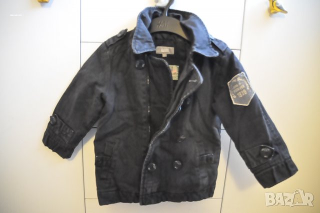 Детско дънково яке 92см. с подплата , снимка 3 - Бебешки якета и елеци - 27068479