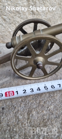 Бронзово оръдие , снимка 3 - Декорация за дома - 51527173