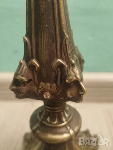 Комплект посребрени свещници арт нуво, снимка 2 - Други ценни предмети - 47736017