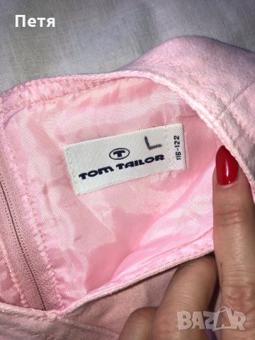 Tom Tailor Розова рокля, снимка 2 - Детски рокли и поли - 28738903