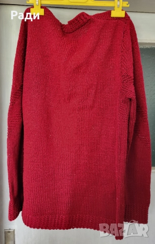 Домашен вълнен елек  пуловер  унисекс и пуловер остро деколте, снимка 5 - Елеци - 42280297