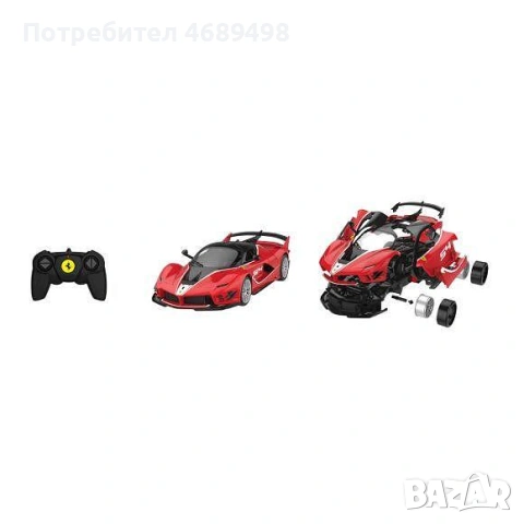 Кола за сглобяване Ferrari FXXK EVO R/C 84 части 1:18, снимка 3 - Коли, камиони, мотори, писти - 53511399