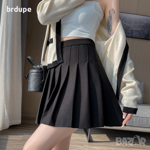 Дамска плисирана пола, снимка 5 - Поли - 52393198