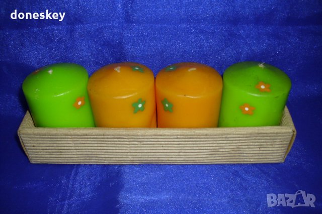 Свещи цилиндрични, снимка 4 - Декорация за дома - 34739602