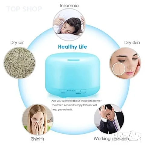 Арома дифузер 500 мл Tenevamo, снимка 4 - Други - 48774710