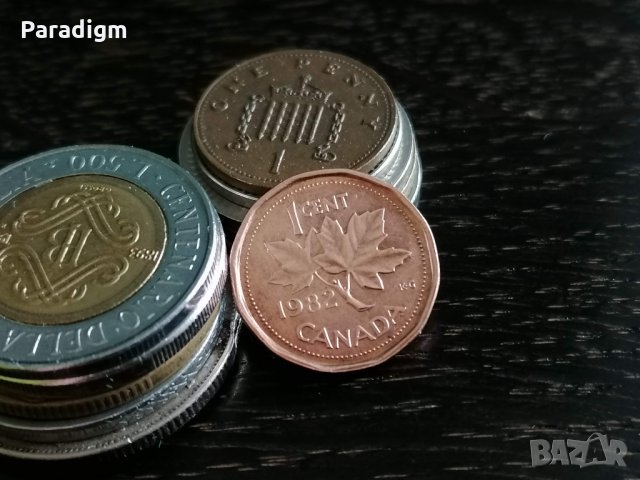 Монета - Канада - 1 цент | 1982г.