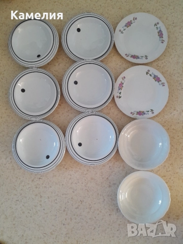 Лот: чинии от различни сервизи