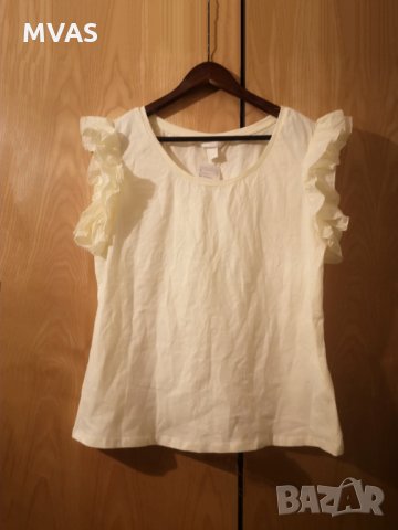 Нова - 45% H&M жълта лятна блузка L размер, снимка 1