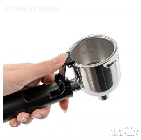 Комплект еспресо машина MUHLER MCM-33 + 2 стъклени чаши Luigi Ferrero Caffeina ПОДАРЪК, снимка 8 - Кафемашини - 51687905