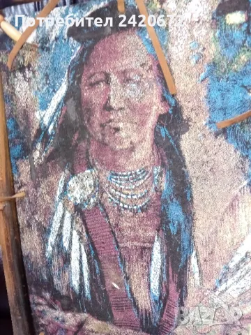 картина  "индианец", снимка 1