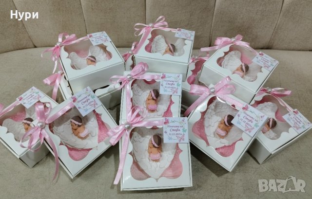 Подаръчета за гости за погача, кръщене, рожден ден, прощъпилник, снимка 12 - Декорация - 43756540