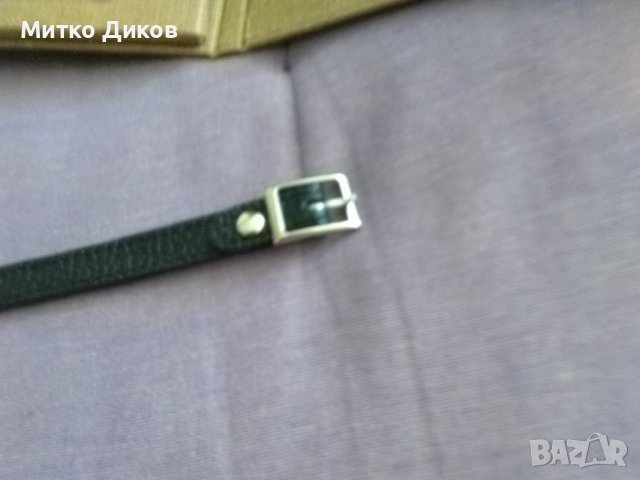 Каишка за часовник нова естествена кожа 23см дж 12мм ширина женска в подаръчен калъф промазан плат , снимка 5 - Каишки за часовници - 37427384