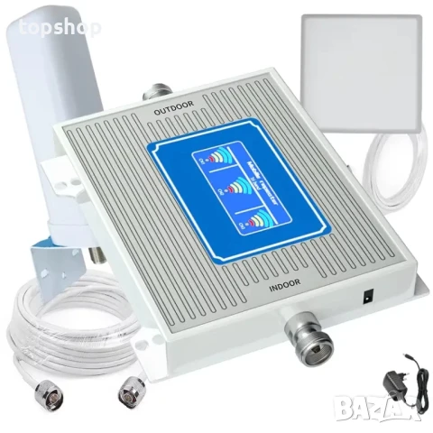 Усилвател на GSM сигнал Ретранслатор 2G, 3G, 900, 1800, 2100 MHz Band, снимка 15 - Друга електроника - 50501660