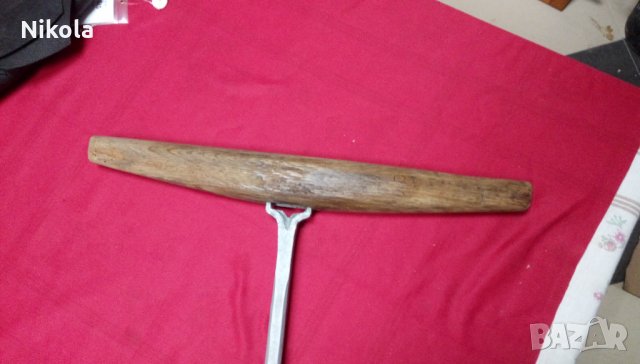 Дърводелски свредел от ковано желязо - ретро инструмент, маткап, снимка 11 - Антикварни и старинни предмети - 35615767
