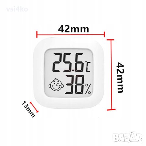 Термометър с влагометър, снимка 3 - Други стоки за дома - 40350055