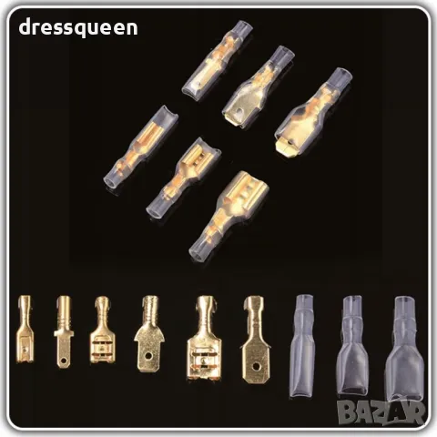 4398 Комплект от 600 конектора, изолирана клема, снимка 4 - Други инструменти - 48878148