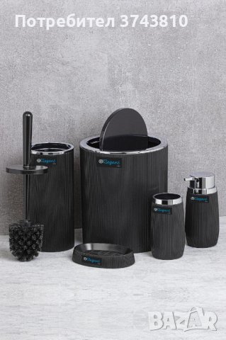 КОМПЛЕКТ ЗА БАНЯ 5 ЧАСТИ  - ХРОМ, снимка 1