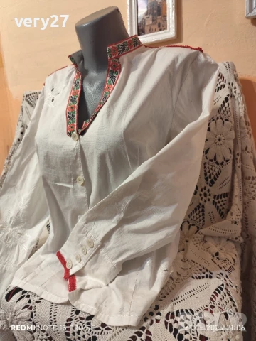 мъжка и женска национална риза, снимка 4 - Тениски - 50487035