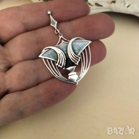  Навахо Ръчно изработен медальон , снимка 3 - Колиета, медальони, синджири - 37187082