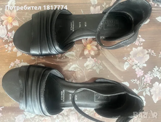 Продавам черни сандали, снимка 2 - Сандали - 47548724