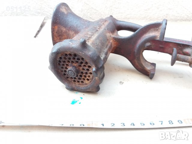 работеща немска месомелачка , снимка 3 - Антикварни и старинни предмети - 32655702