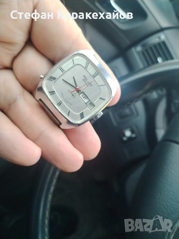 Часовник Полет автоматик , снимка 4 - Антикварни и старинни предмети - 53293239