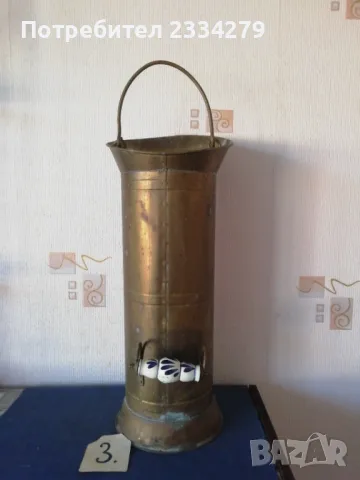 Стари съдове, орнаментирани кофи за камина. , снимка 11 - Антикварни и старинни предмети - 48558188