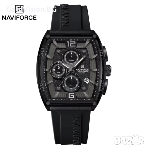 Мъжки часовник – NAVIFORCE NF6101 – BLACK + ПОДАРЪК