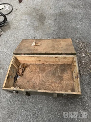 ДЪРВЕН КУФАР КУТИЯ САНДЪК ОТ 1992 ГОДИНА, снимка 5 - Части - 50202130