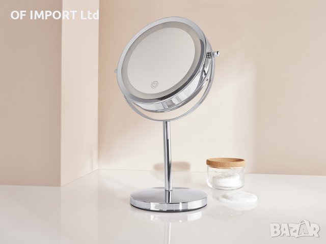 LED Козметично Огледало с Осветление CIEN Beauty ИНОКС, снимка 3 - Други - 43297706