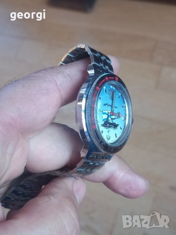 Часовник Восток командирские автомат , снимка 2 - Мъжки - 43532545