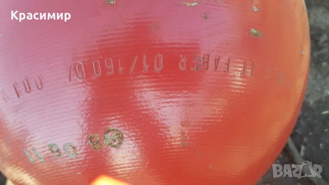 Метанова бутилка 83 литра или 14 кг метан събира , снимка 2 - Части - 28017748