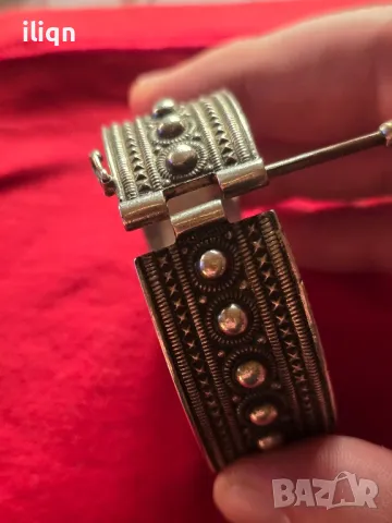 Стара Сребърна Масивна гривна 835 Проба 299.99лв., снимка 6 - Антикварни и старинни предмети - 49027976