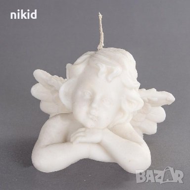3D грамаден размер Ангел дете силиконов молд форма калъп свещ гипс декор свещ, снимка 2 - Форми - 37972818