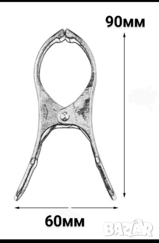 комплект метални щипки, пране 