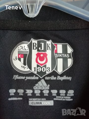 Besiktas Adidas оригинална рядка футболна тениска фланелка екип Бешикташ , снимка 4 - Тениски - 40187100