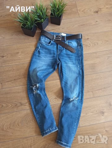 ZARA Страхотни еластични дънки за момче, снимка 5 - Детски панталони и дънки - 43369506