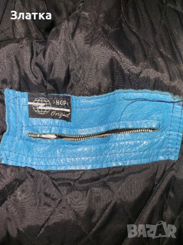 Кожено яке - оригинал, от дебел, тежък телешки бокс Текстилно яке за мотор Шуба, снимка 9 - Якета - 41883642