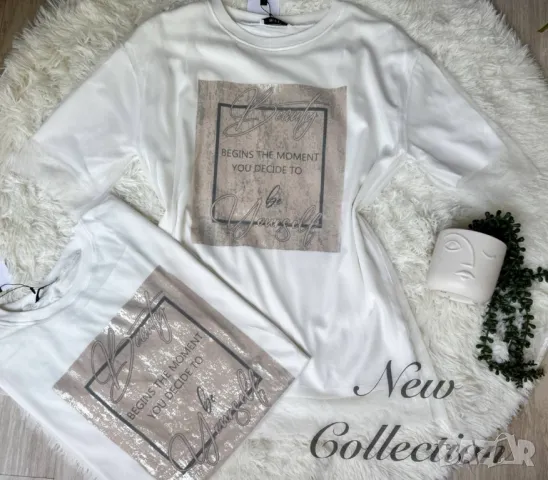 памучни дамски тениски , снимка 4 - Тениски - 50342958