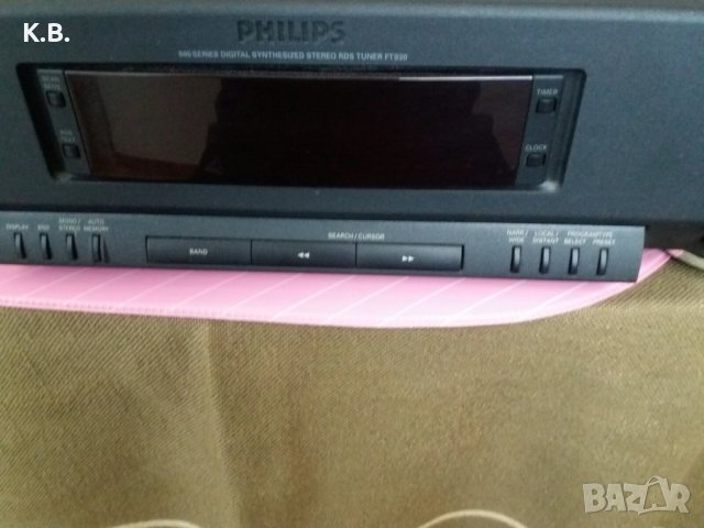 Продавам стерео тунер PHILIPS FT 930, снимка 2 - Радиокасетофони, транзистори - 43546129