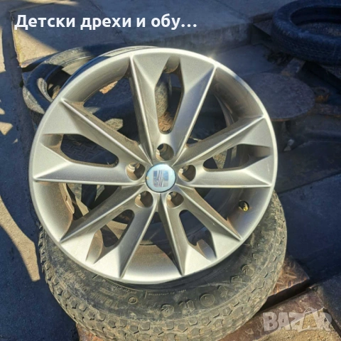 ОРИГИНАЛНИ ДЖАНТИ ЗА СЕАТ 15 ЦОЛА 4 БРОЯ, снимка 2 - Гуми и джанти - 53163828