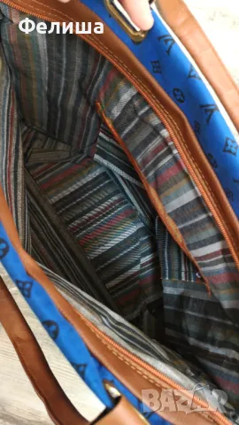 Брандова Голяма Дамска Чанта Колекция Inspired Louis Vuitton в Цвят Кралско Син, снимка 4 - Чанти - 50150089