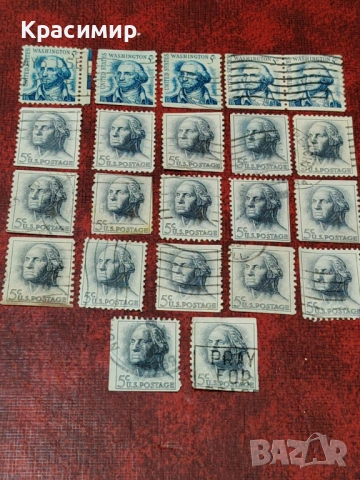 ПОЩЕНСКИ МАРКИ САЩ 