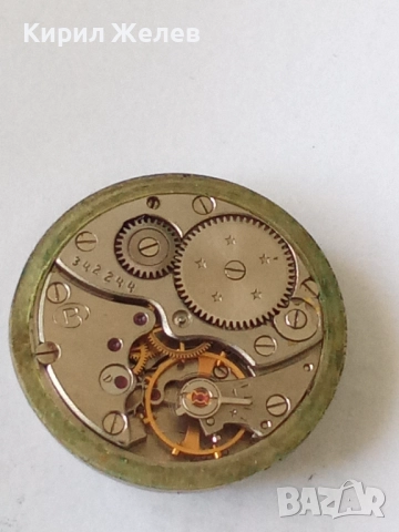 Механизъм с циферблат от стар ръчен часовник 52068, снимка 4 - Мъжки - 52253884