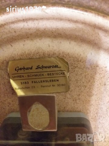 Zentra немски стенен електромеханичен часовник работещ, снимка 3 - Стенни часовници - 32510031