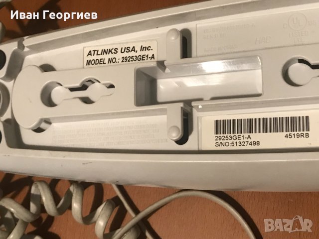 продавам домашни телефони- ДЕКТ Panasonic KX-T3908-W и General Electric, снимка 12 - Стационарни телефони и факсове - 31880616