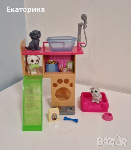 Играчка грууминг салон на Barbie Mattel, снимка 2 - Кукли - 43294308