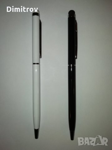 Метална химикалка със стилус (с лого), снимка 1 - Ученически пособия, канцеларски материали - 27070789